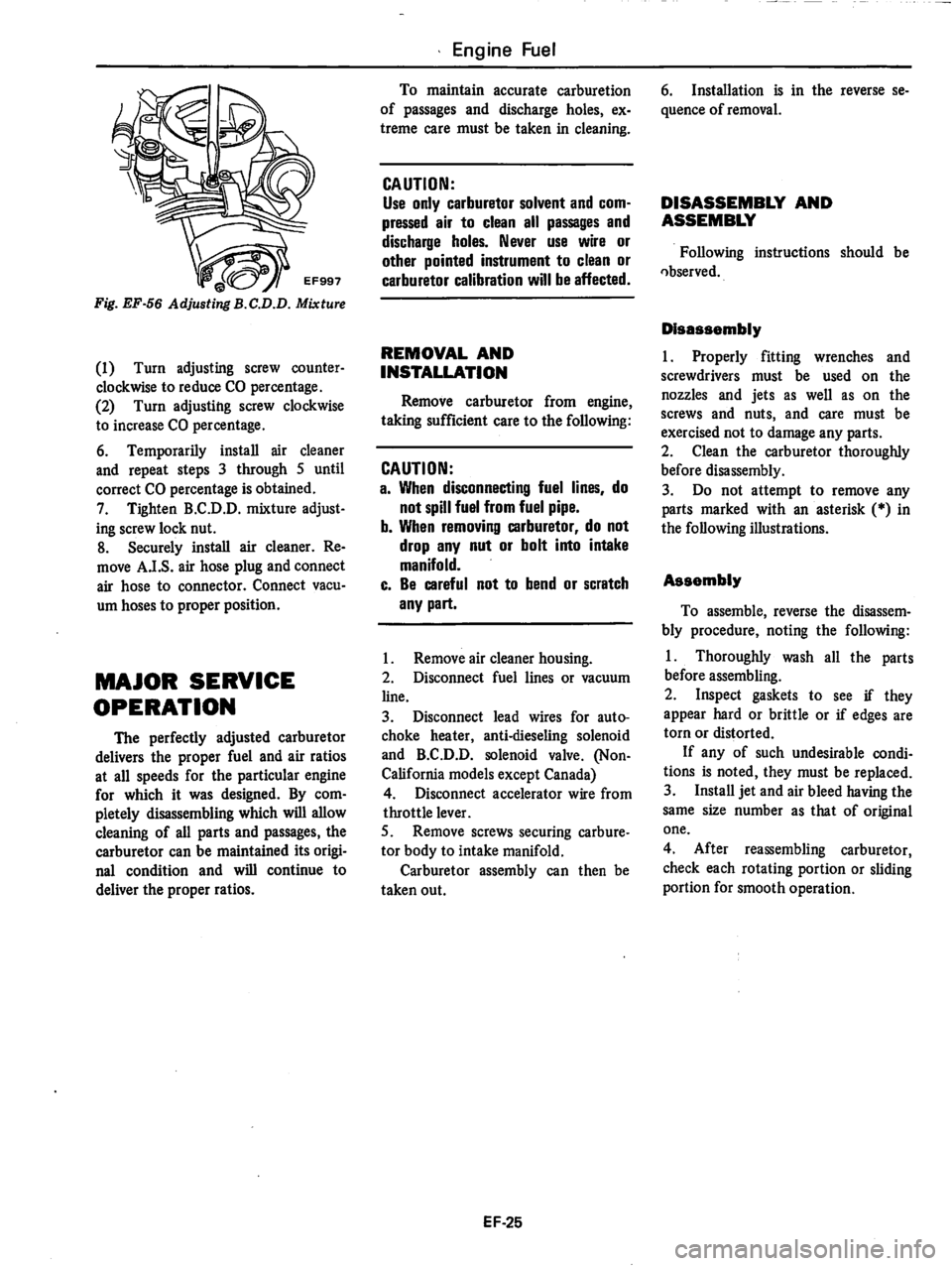 DATSUN 280Z 1977  Service Repair Manual 
