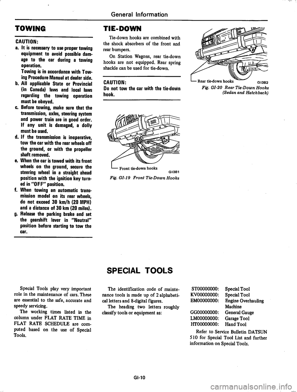 DATSUN 280Z 1977  Service Repair Manual 