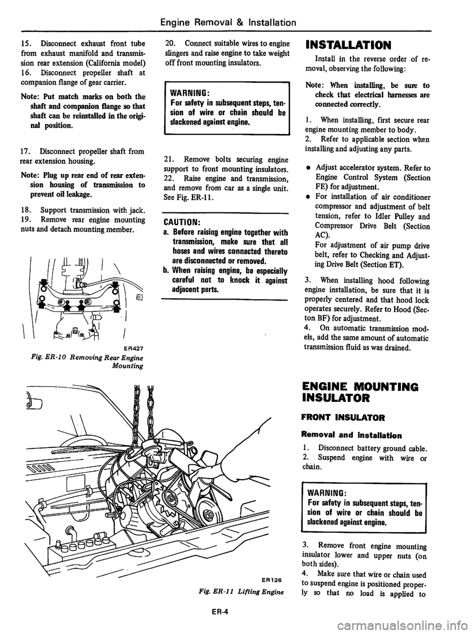 DATSUN 280Z 1977  Service Repair Manual 