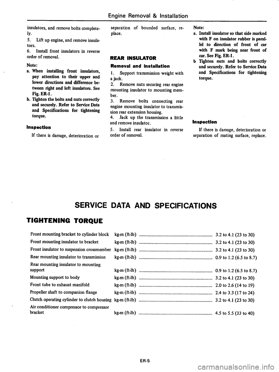 DATSUN 280Z 1977  Service Repair Manual 