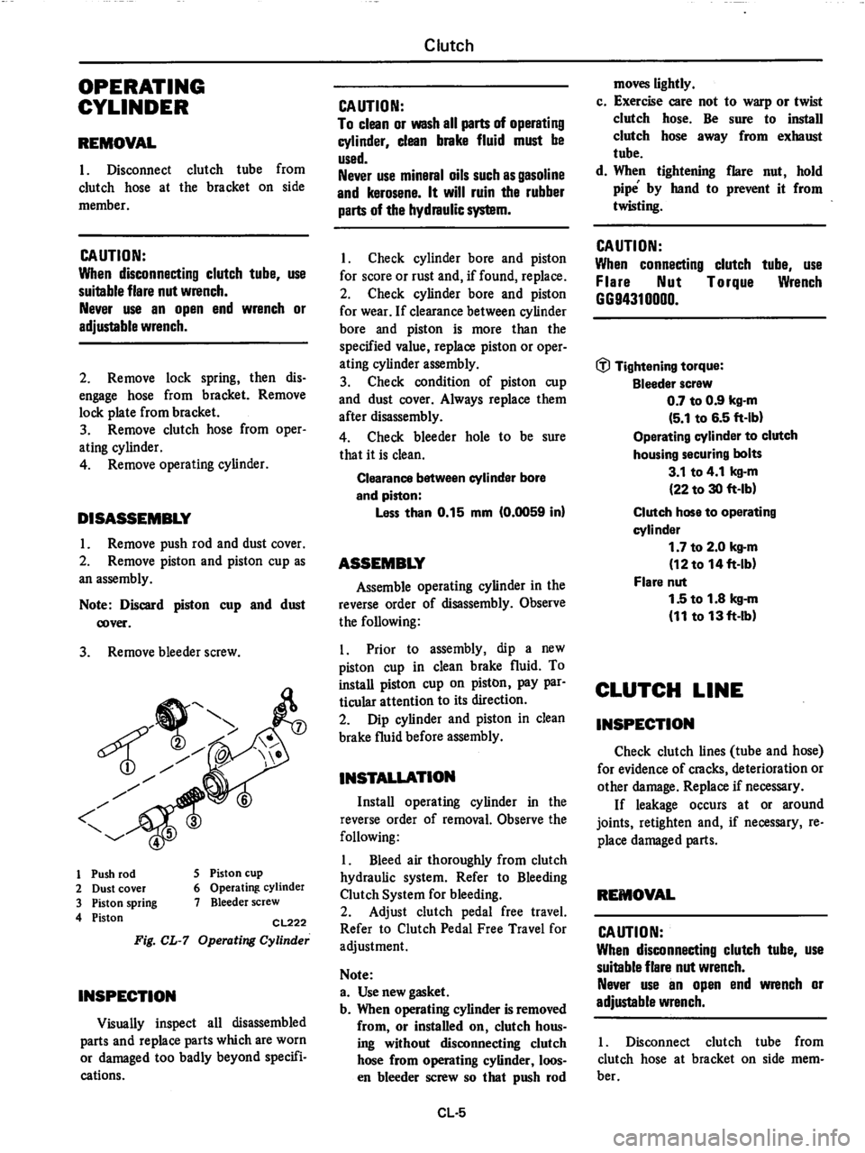 DATSUN 280Z 1977  Service Repair Manual 