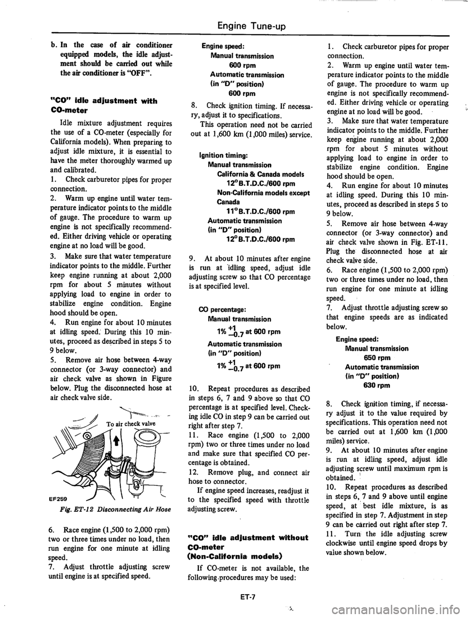 DATSUN 280Z 1977  Service Repair Manual 