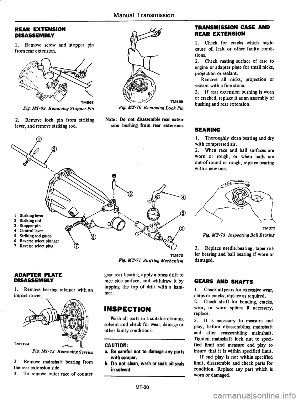 DATSUN 280Z 1977  Service Repair Manual 