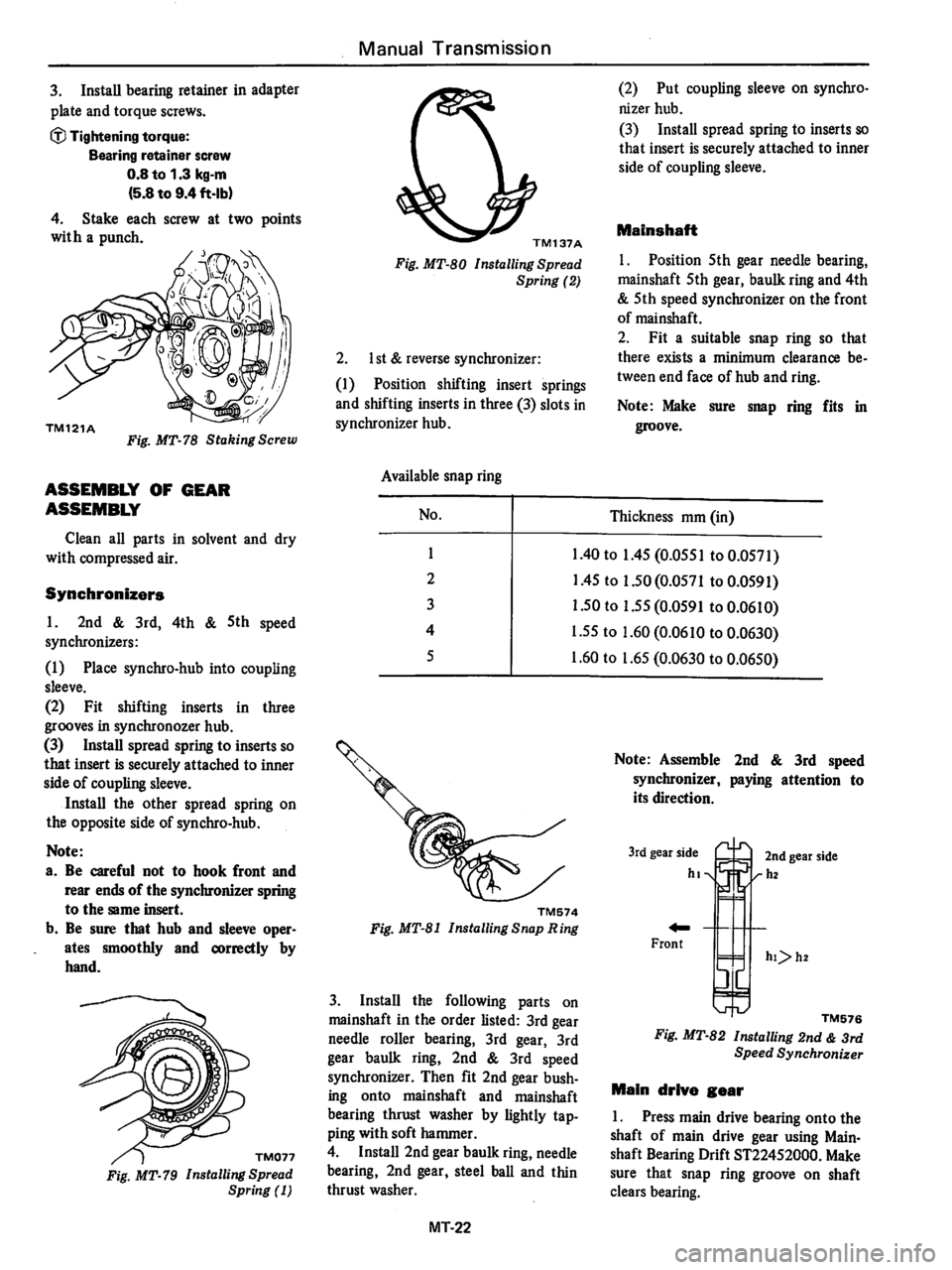 DATSUN 280Z 1977  Service Repair Manual 