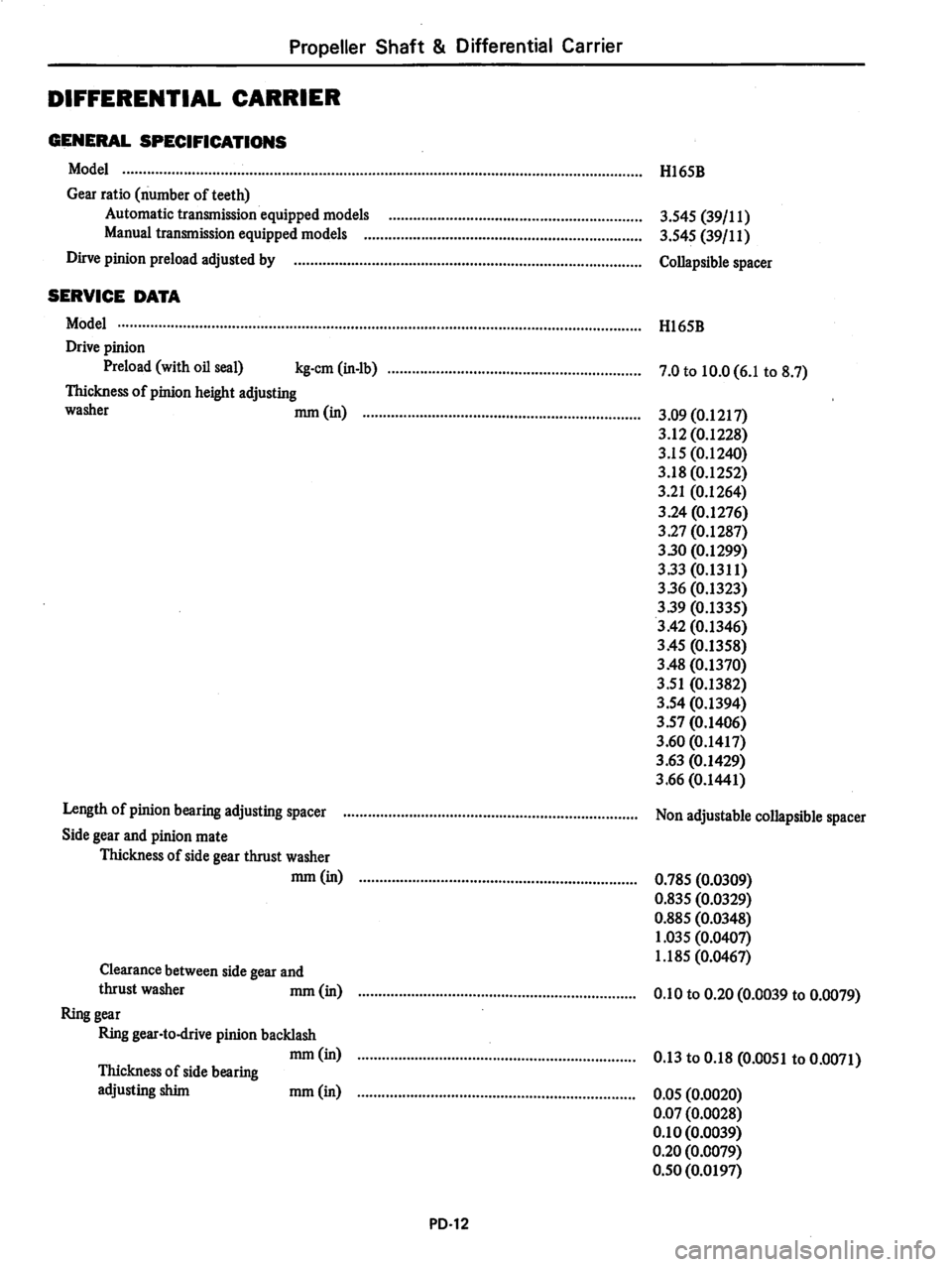 DATSUN 280Z 1977  Service Repair Manual 