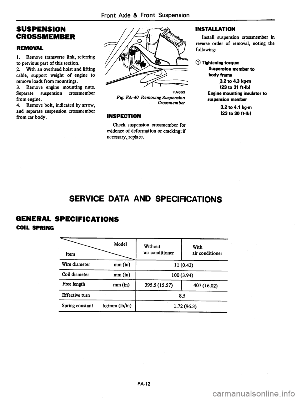 DATSUN 280Z 1977  Service Repair Manual 