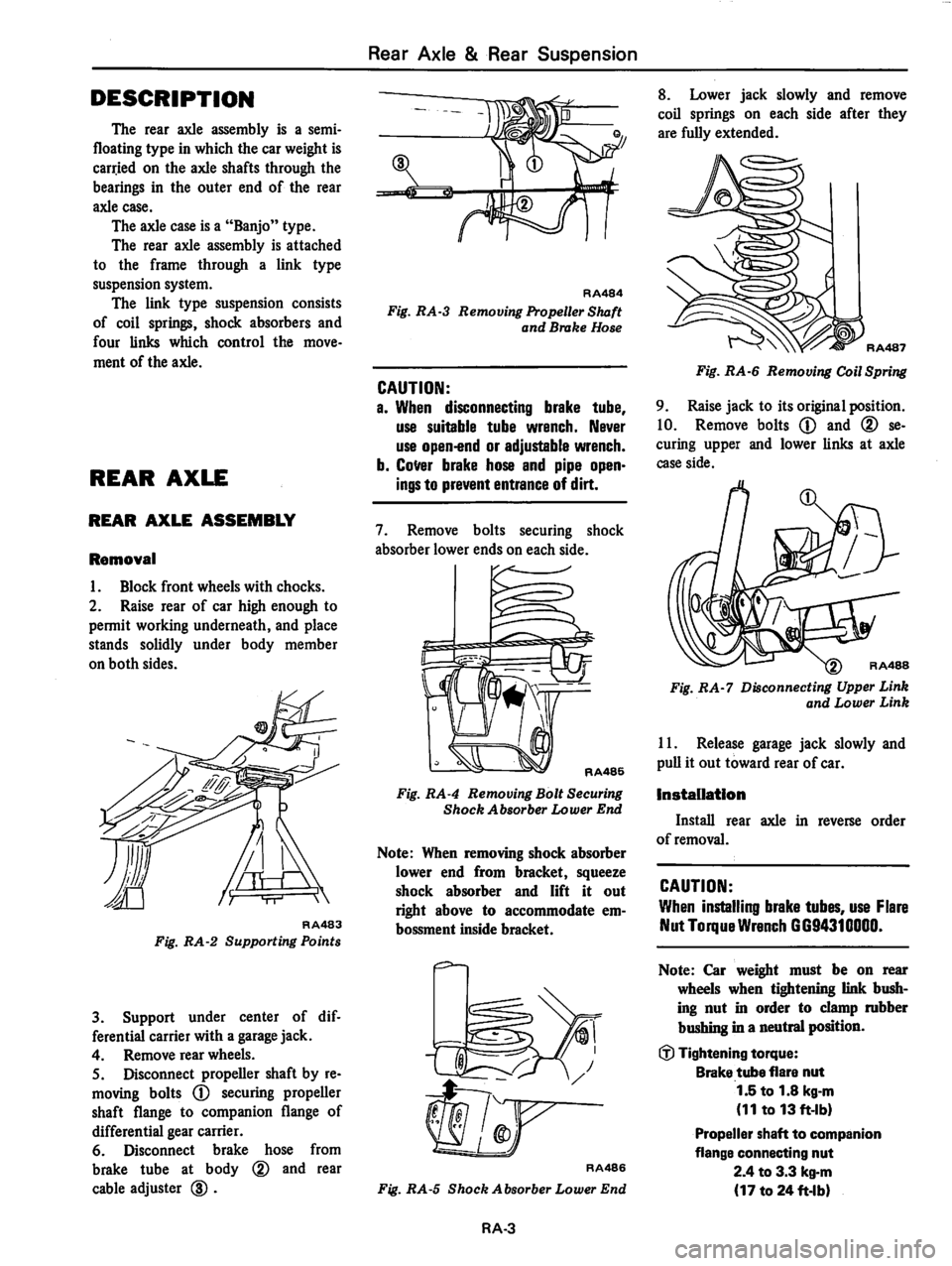DATSUN 280Z 1977  Service Repair Manual 