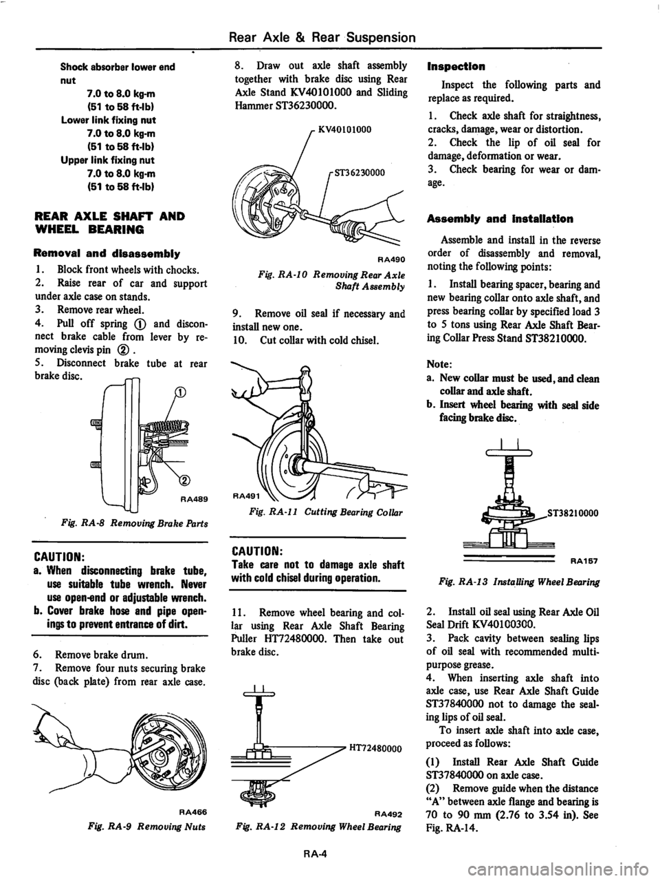 DATSUN 280Z 1977  Service Repair Manual 