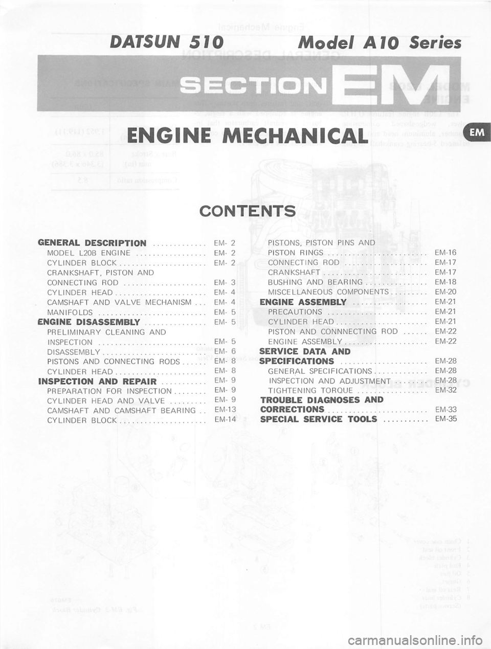 DATSUN 280Z 1977  Service Repair Manual 