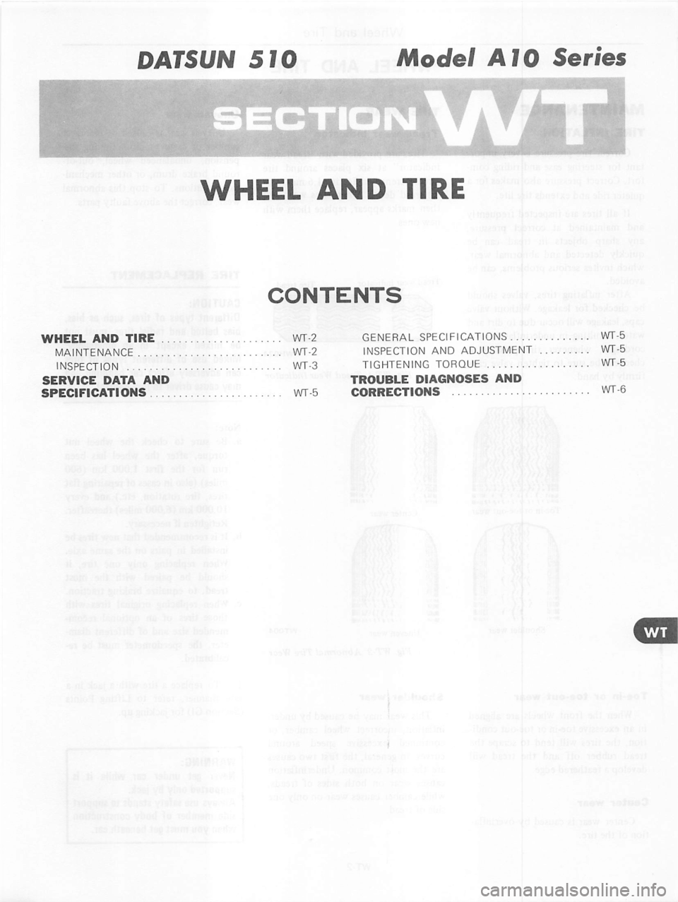 DATSUN 280Z 1977  Service Repair Manual 