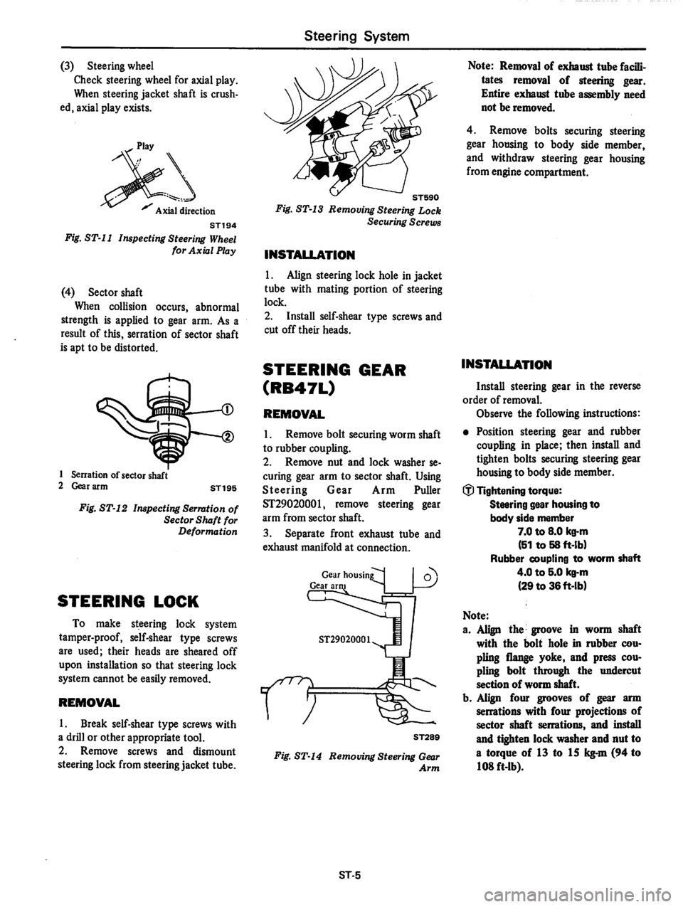 DATSUN 280Z 1977  Service Repair Manual 