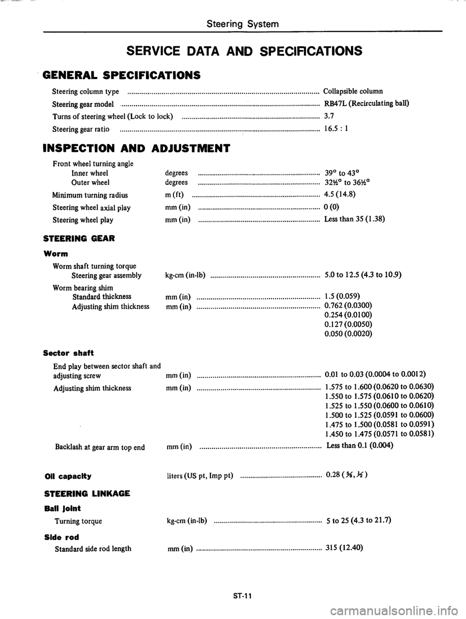 DATSUN 280Z 1977  Service Repair Manual 