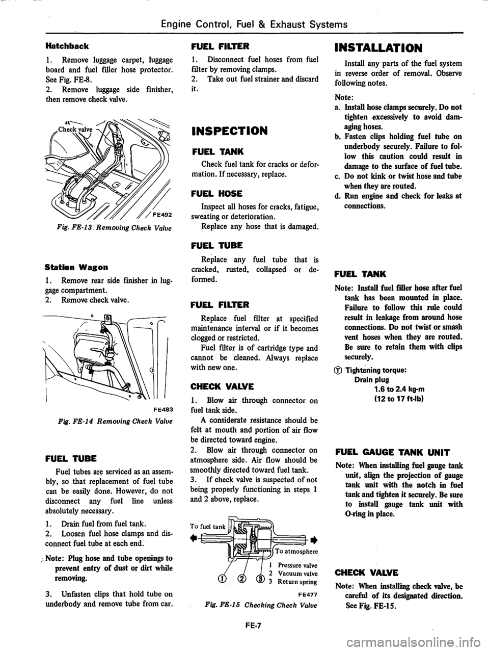 DATSUN 280Z 1977  Service Repair Manual 