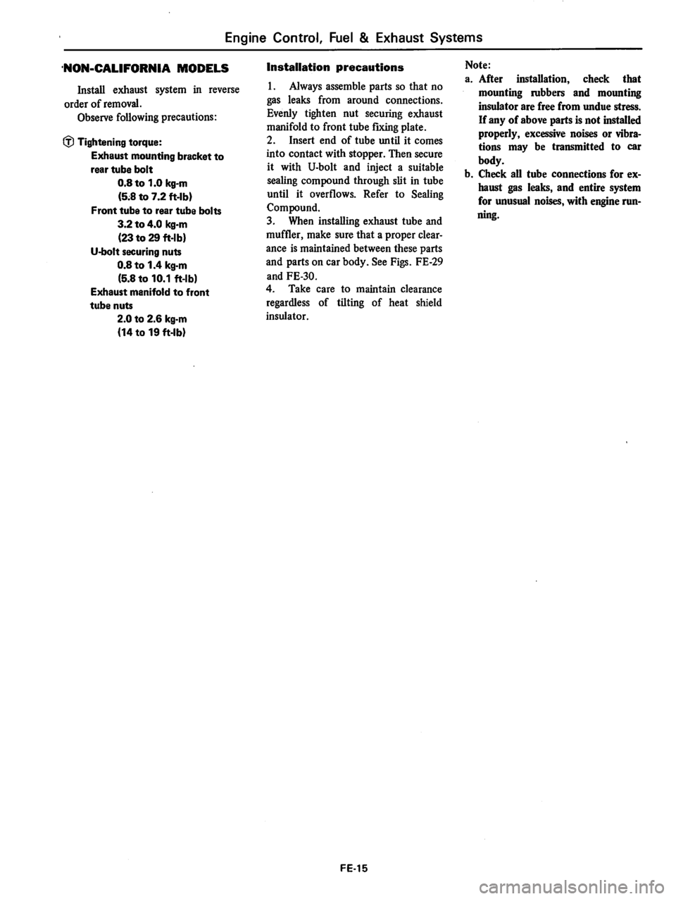 DATSUN 280Z 1977  Service Repair Manual 