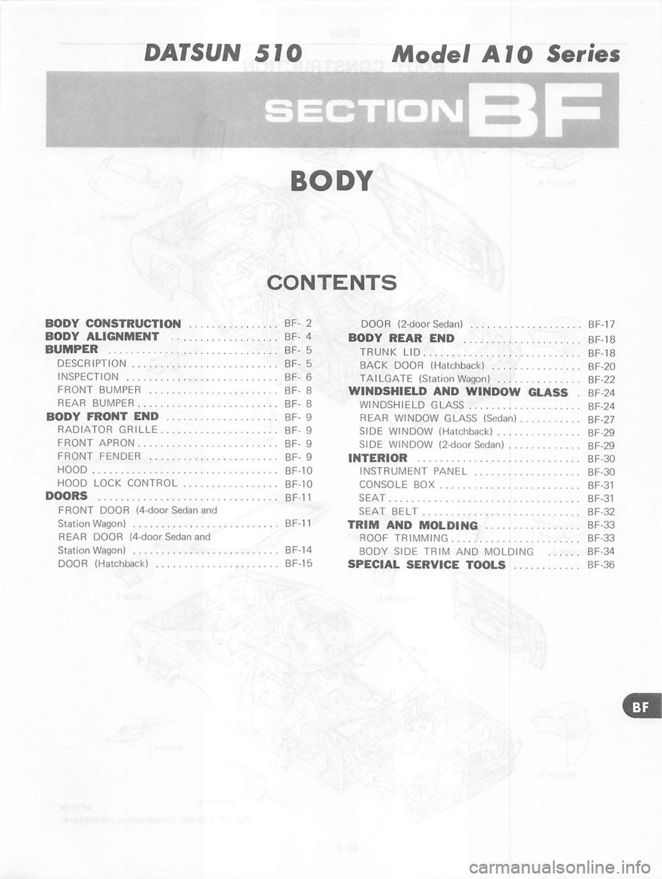 DATSUN 280Z 1977  Service Repair Manual 