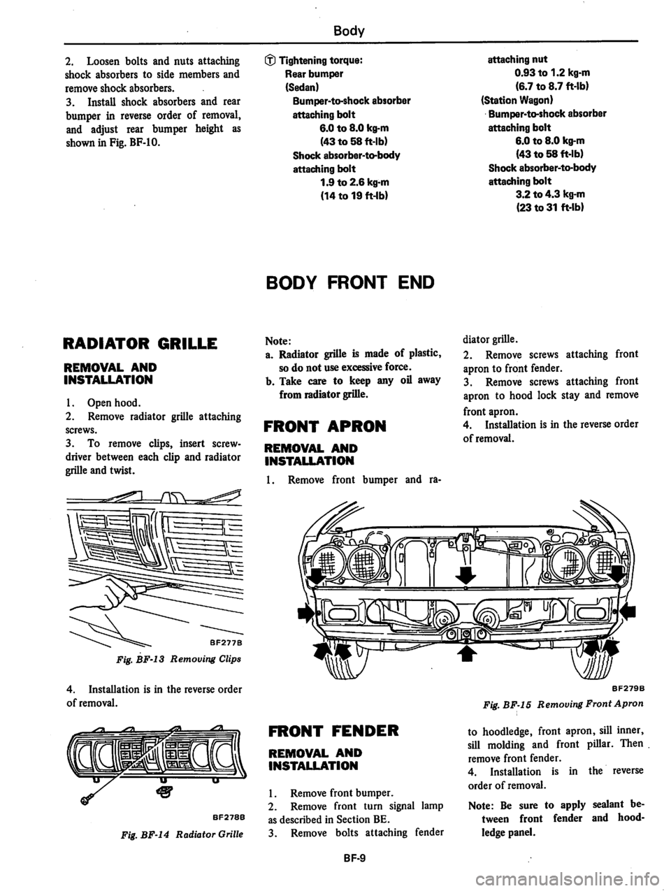 DATSUN 280Z 1977  Service Repair Manual 