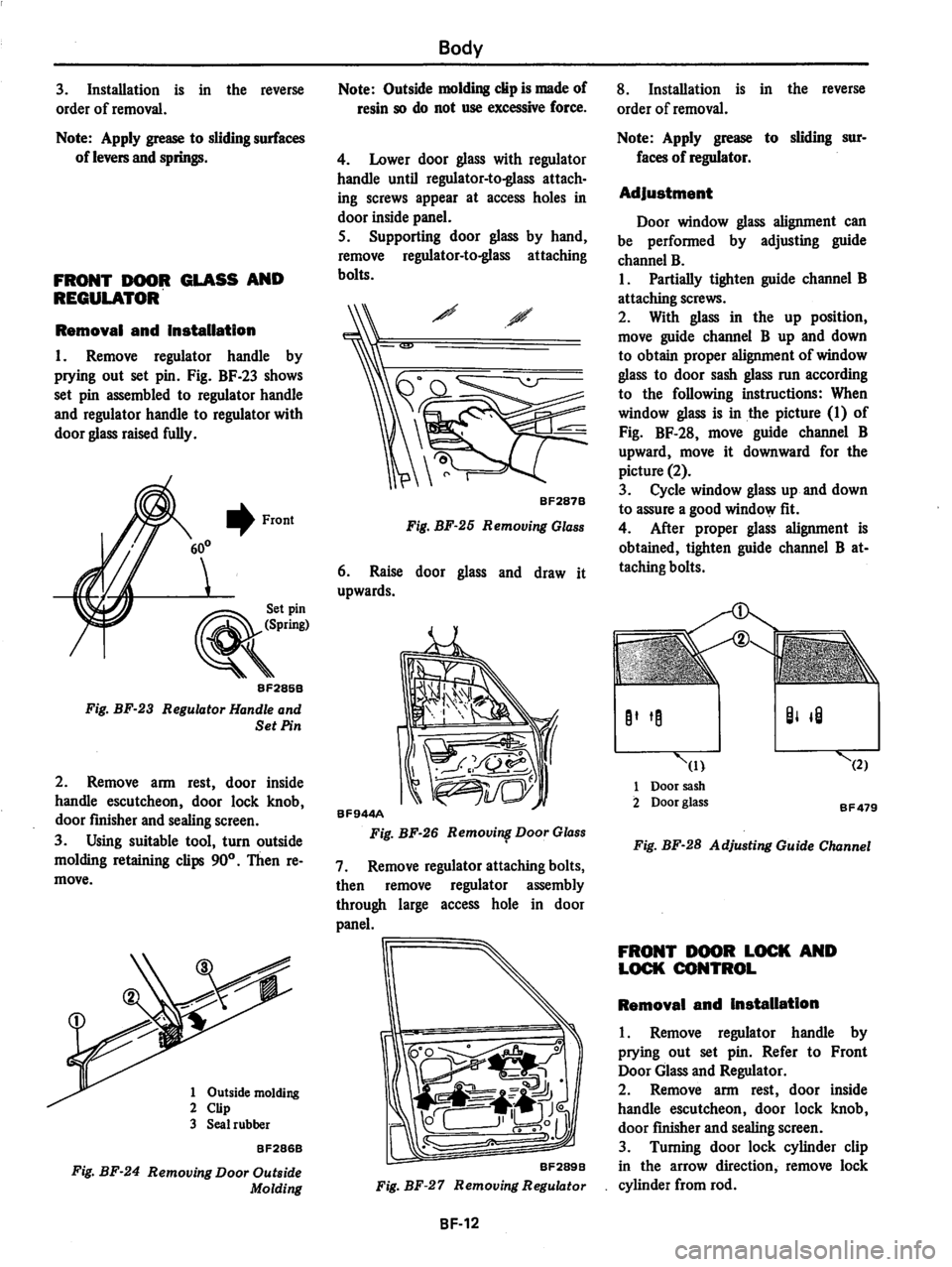 DATSUN 280Z 1977  Service Repair Manual 