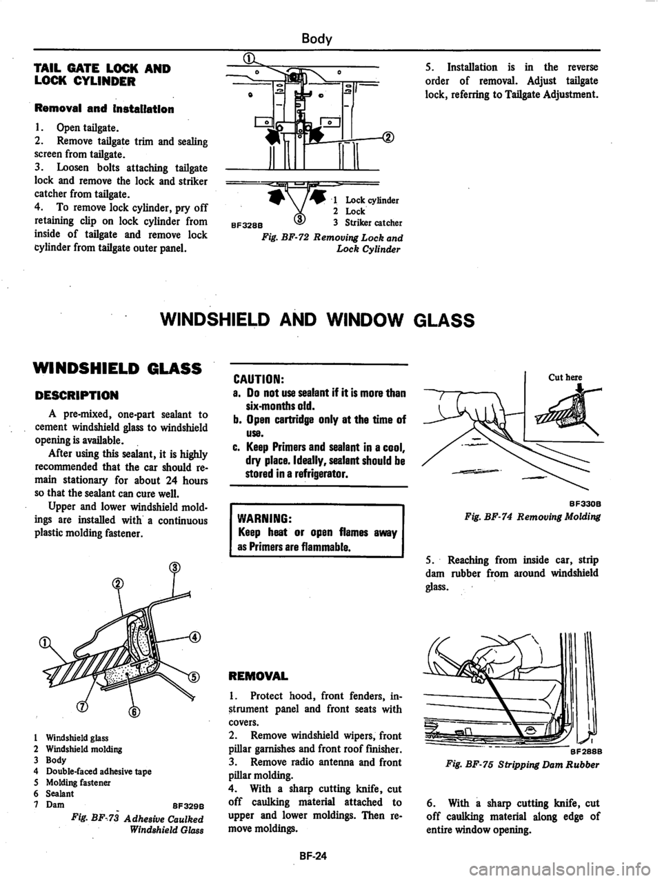 DATSUN 280Z 1977  Service Repair Manual 
