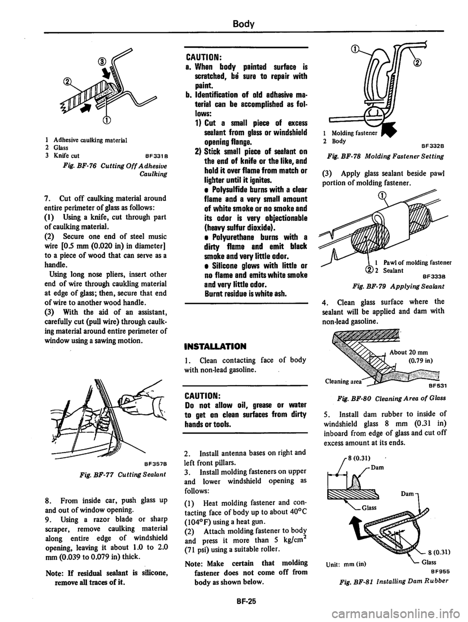 DATSUN 280Z 1977  Service Repair Manual 