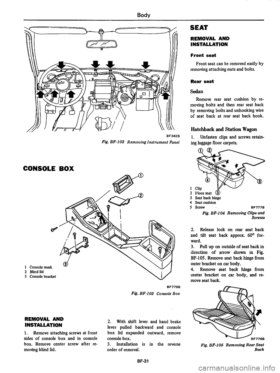 DATSUN 280Z 1977  Service Repair Manual 