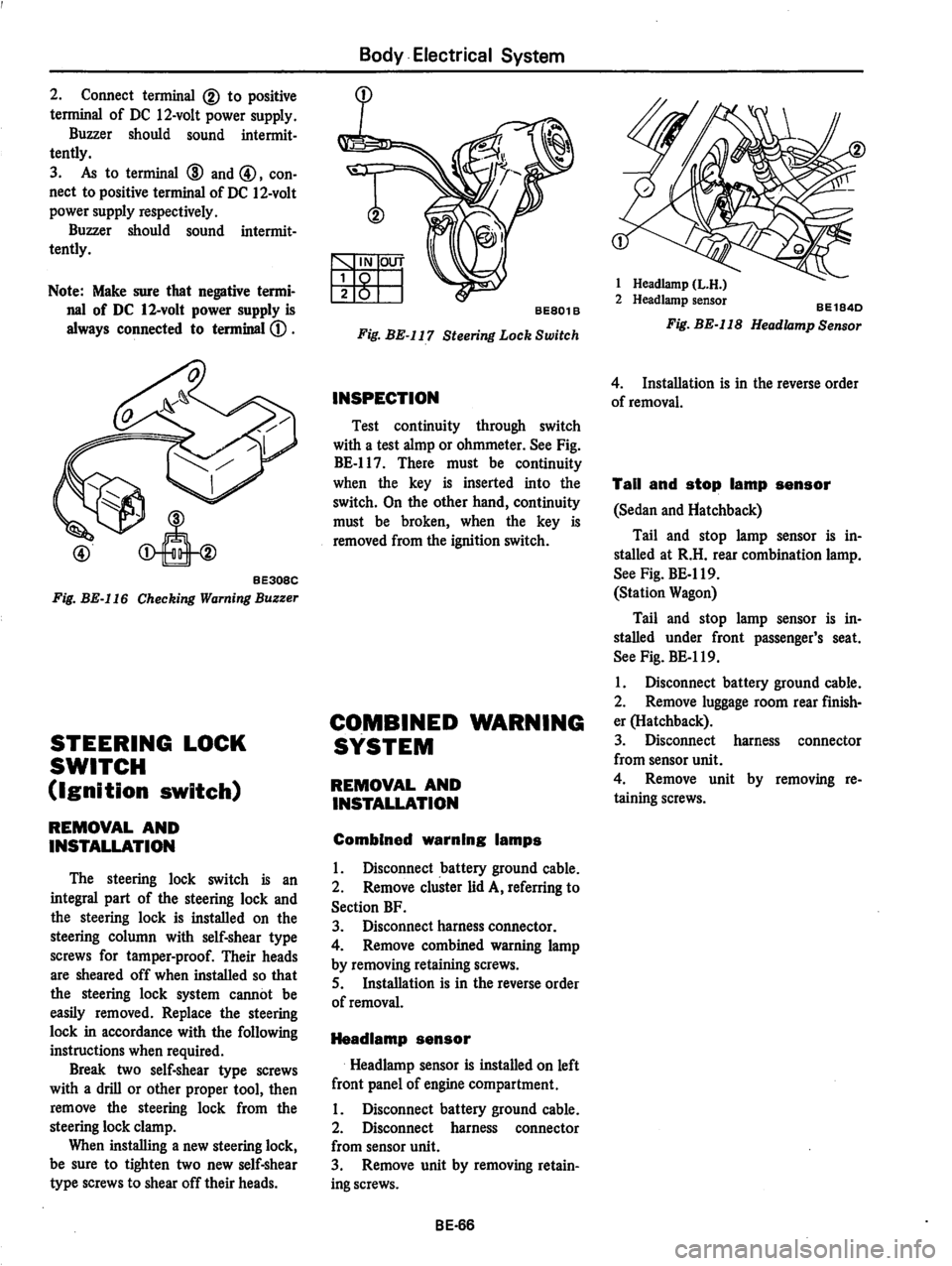 DATSUN 280Z 1977  Service Repair Manual 