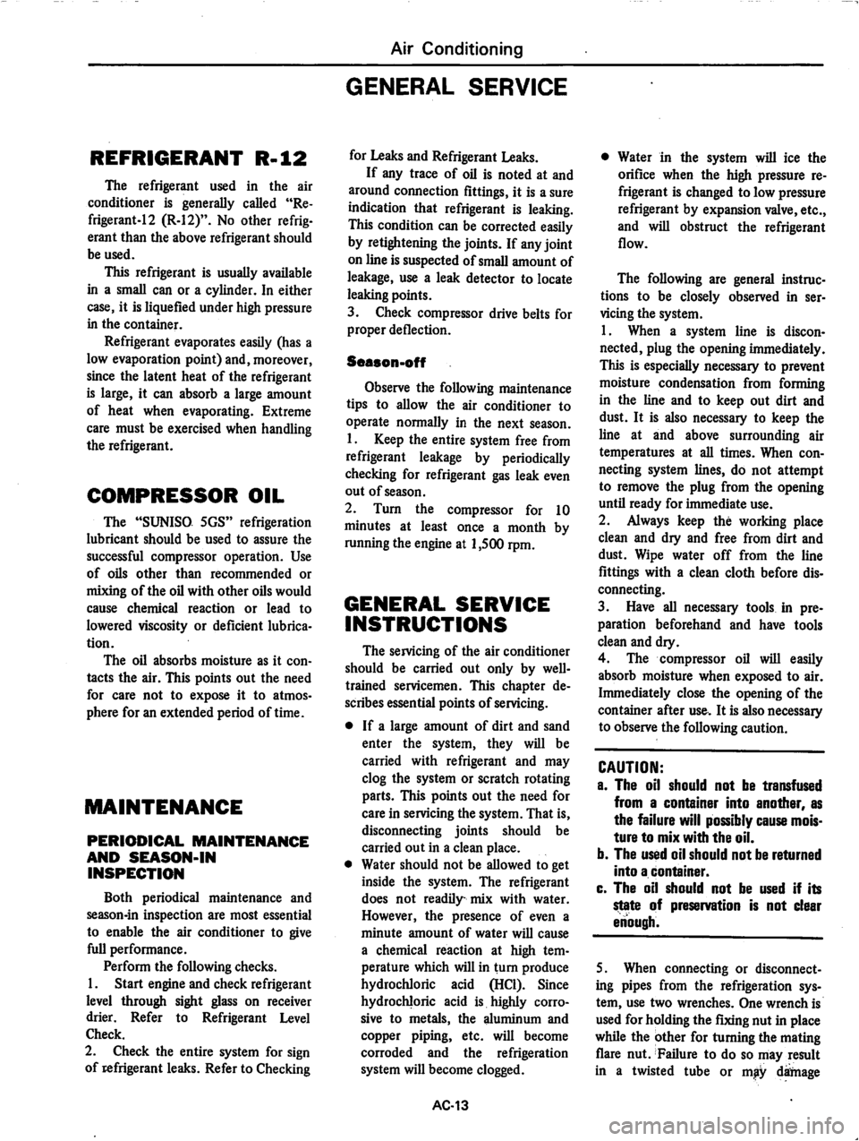 DATSUN 280Z 1977  Service Repair Manual 