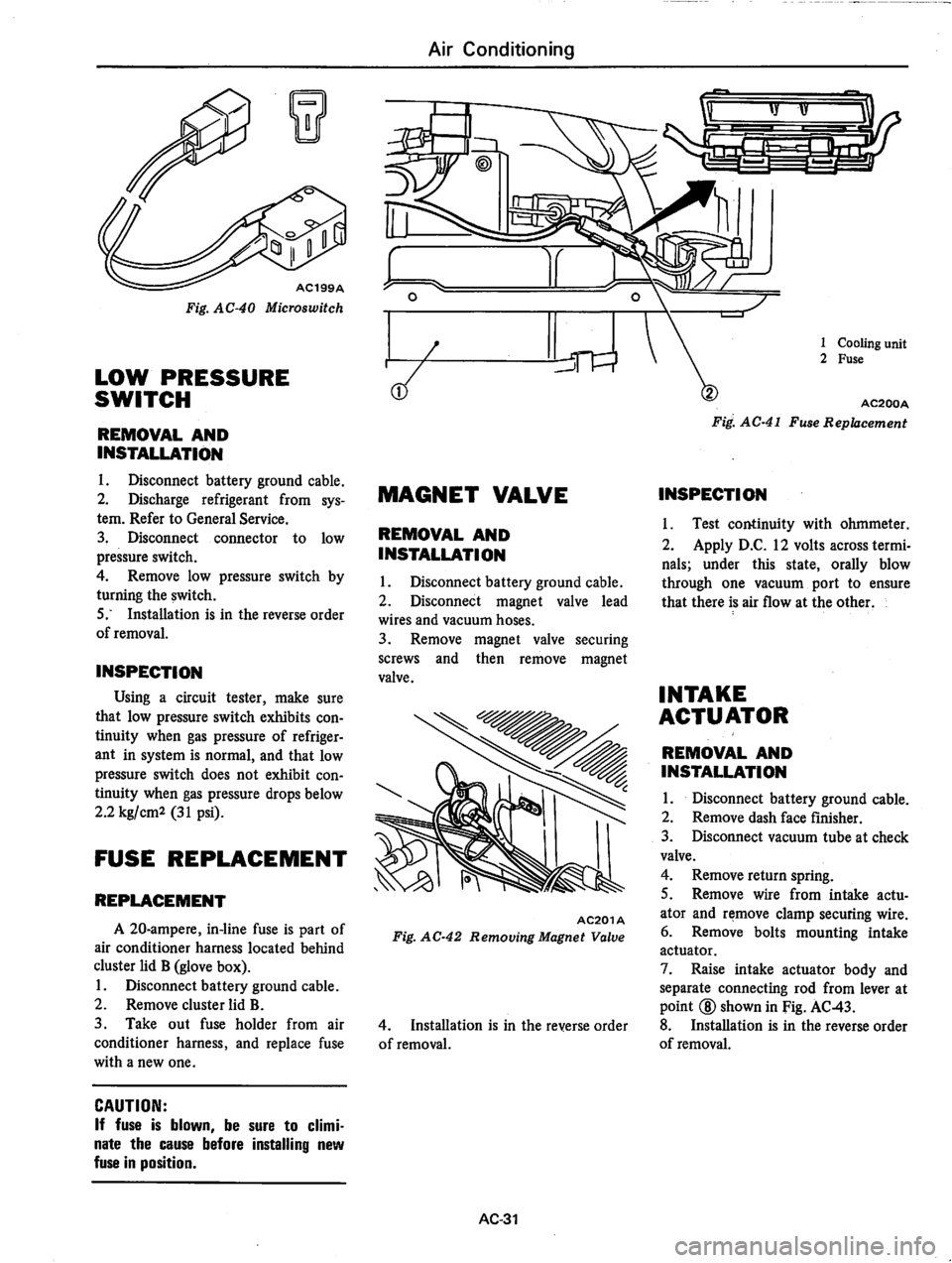 DATSUN 280Z 1977  Service Repair Manual 