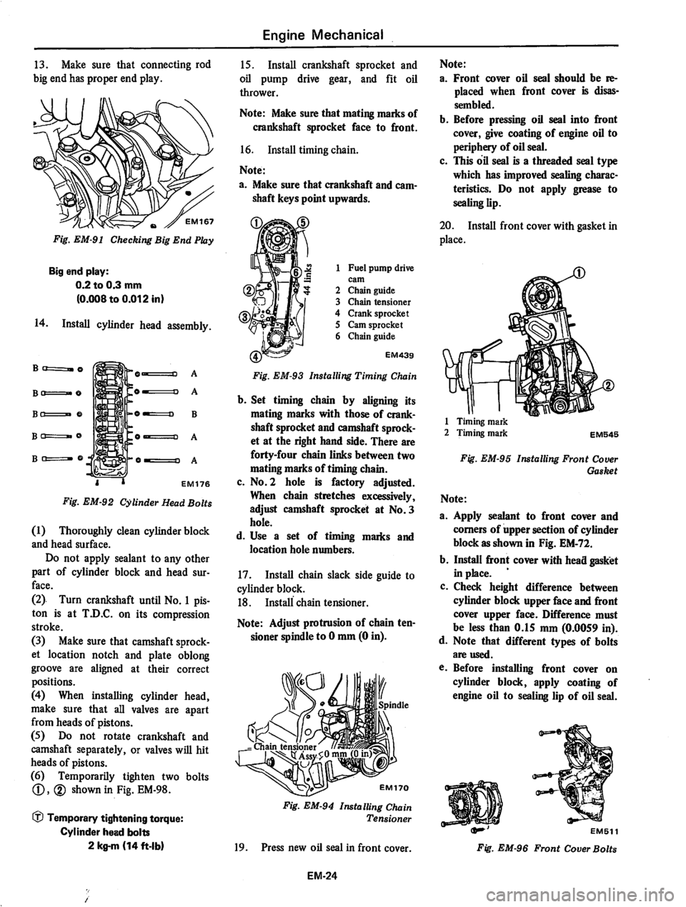 DATSUN 280Z 1977  Service Repair Manual 