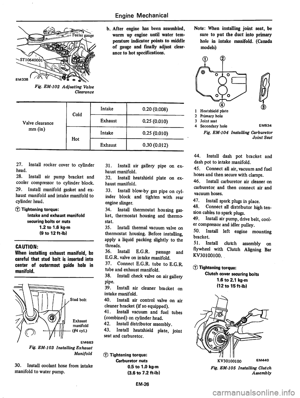 DATSUN 280Z 1977  Service Repair Manual 