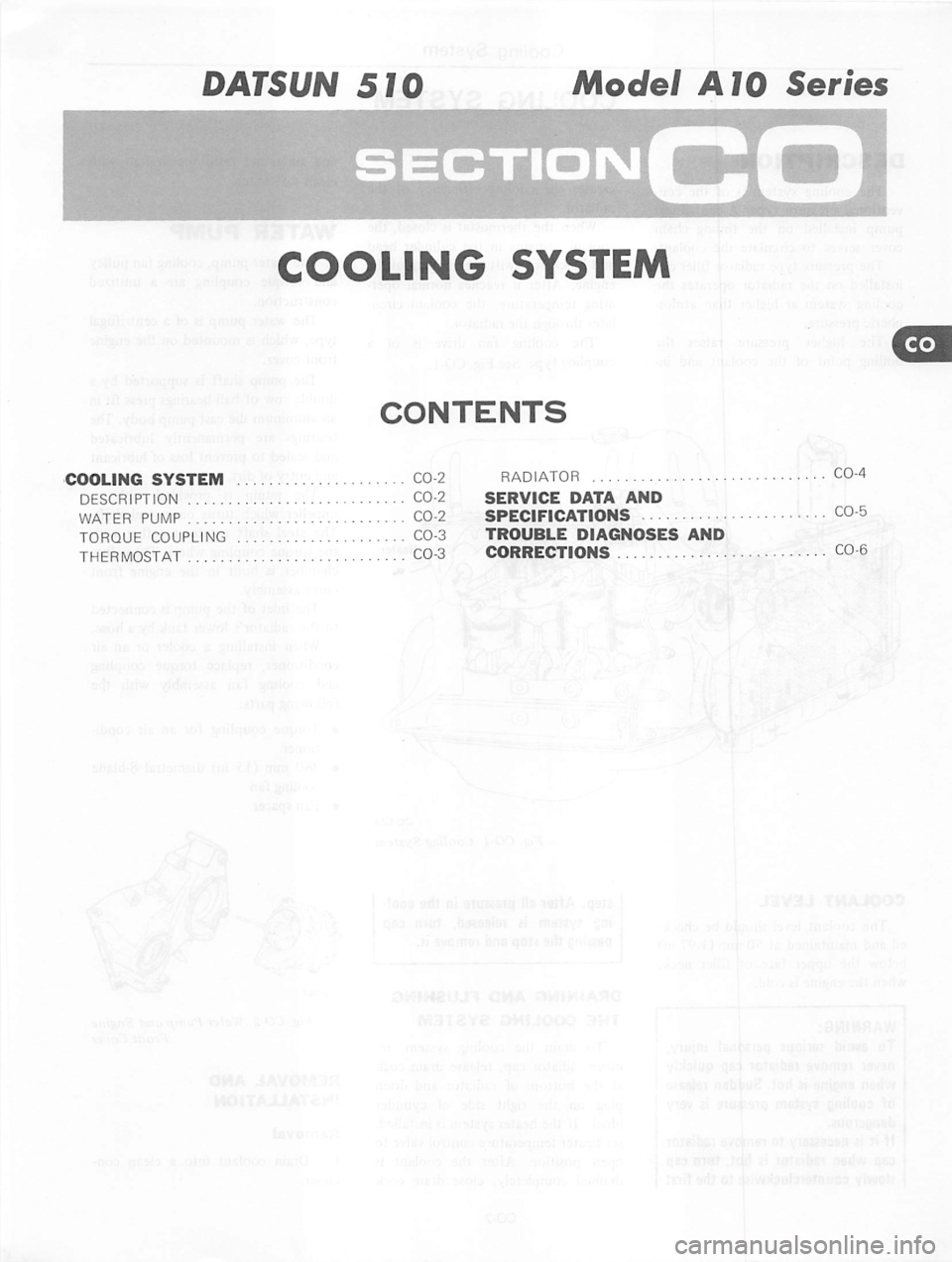DATSUN 280Z 1977  Service Repair Manual 
