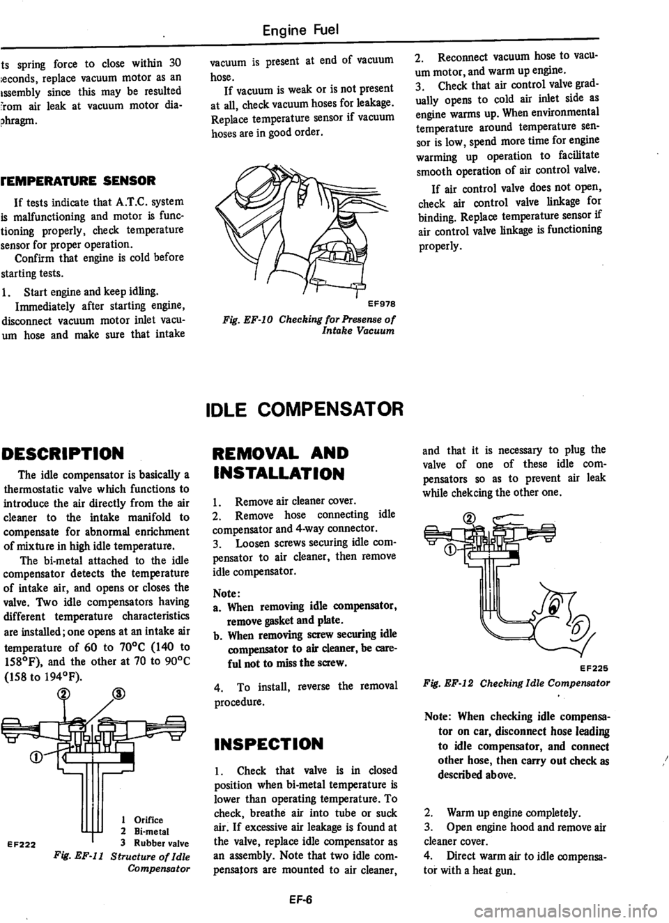 DATSUN 280Z 1977  Service Repair Manual 