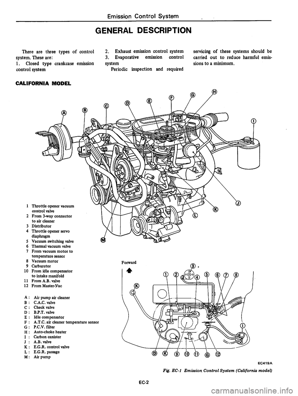 DATSUN 310 1979  Service Repair Manual 