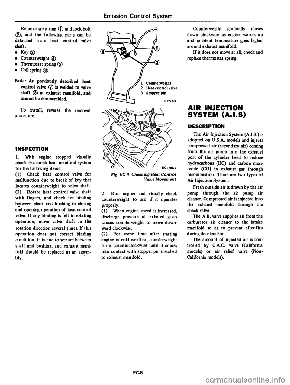 DATSUN 310 1979  Service Repair Manual 