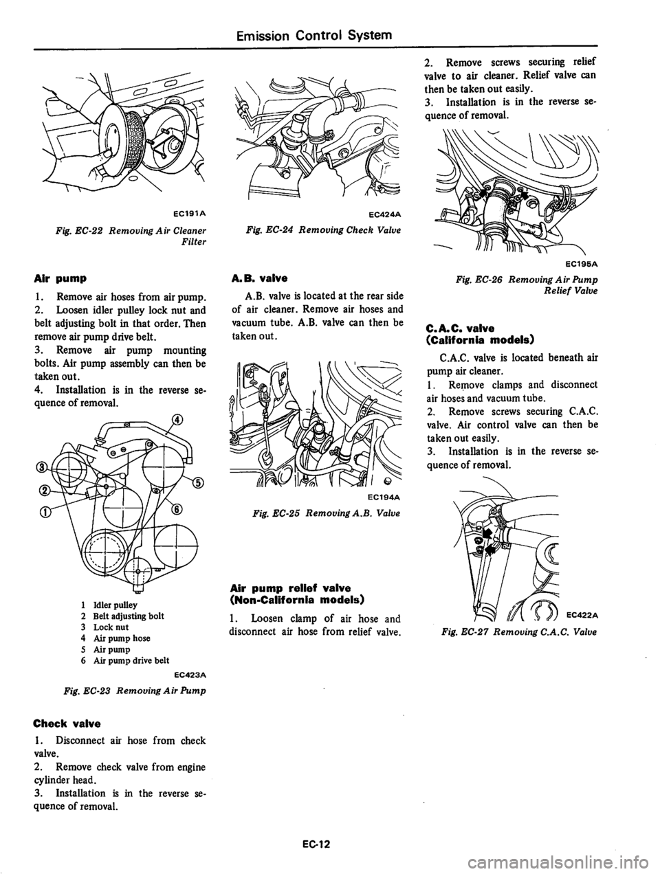 DATSUN 310 1979  Service Repair Manual 