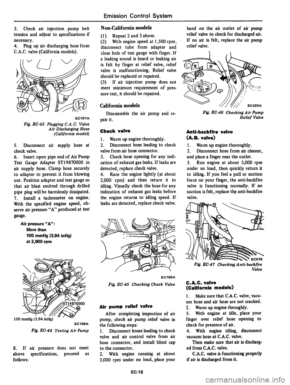 DATSUN 310 1979  Service Repair Manual 