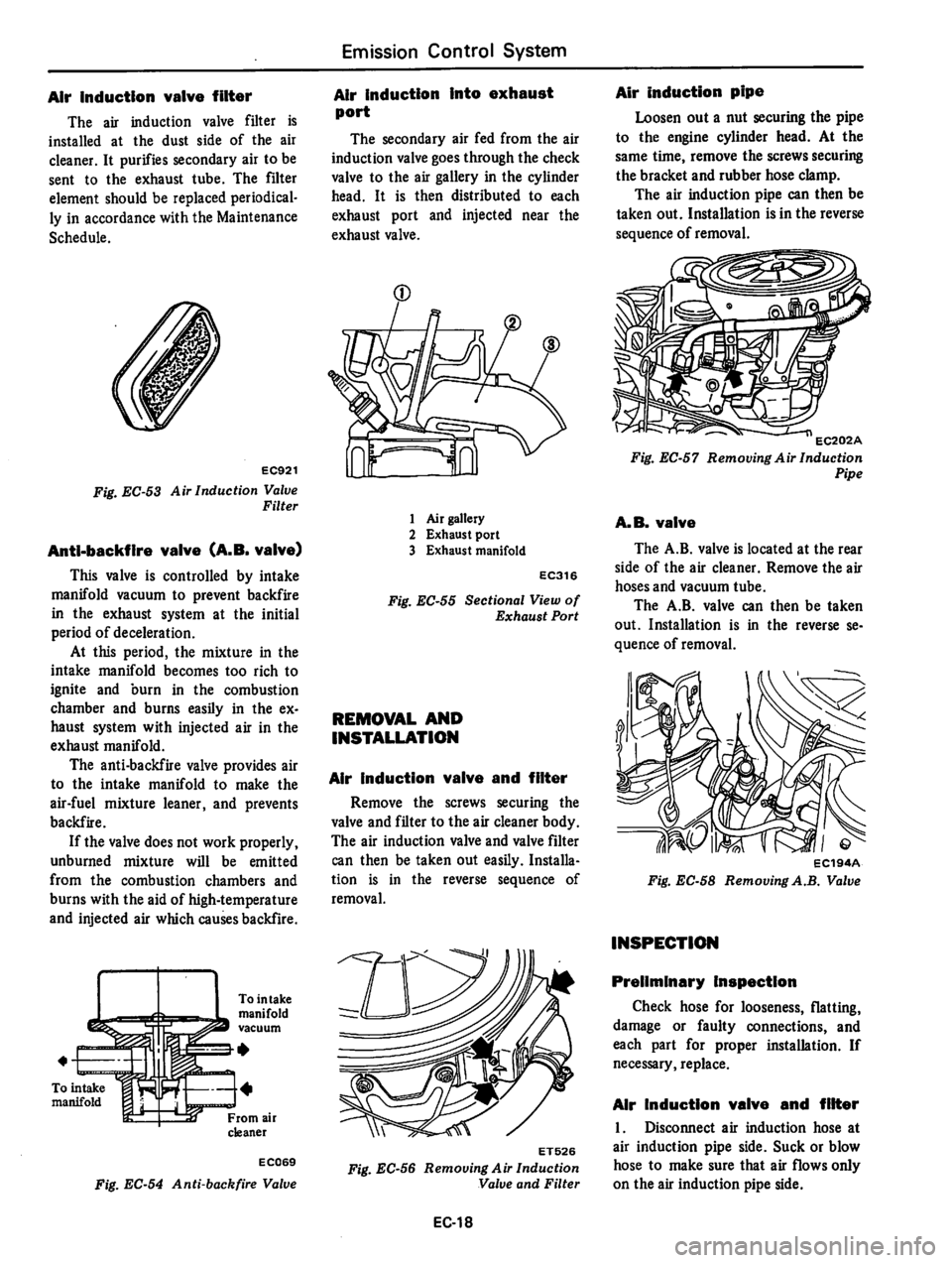 DATSUN 310 1979  Service Repair Manual 