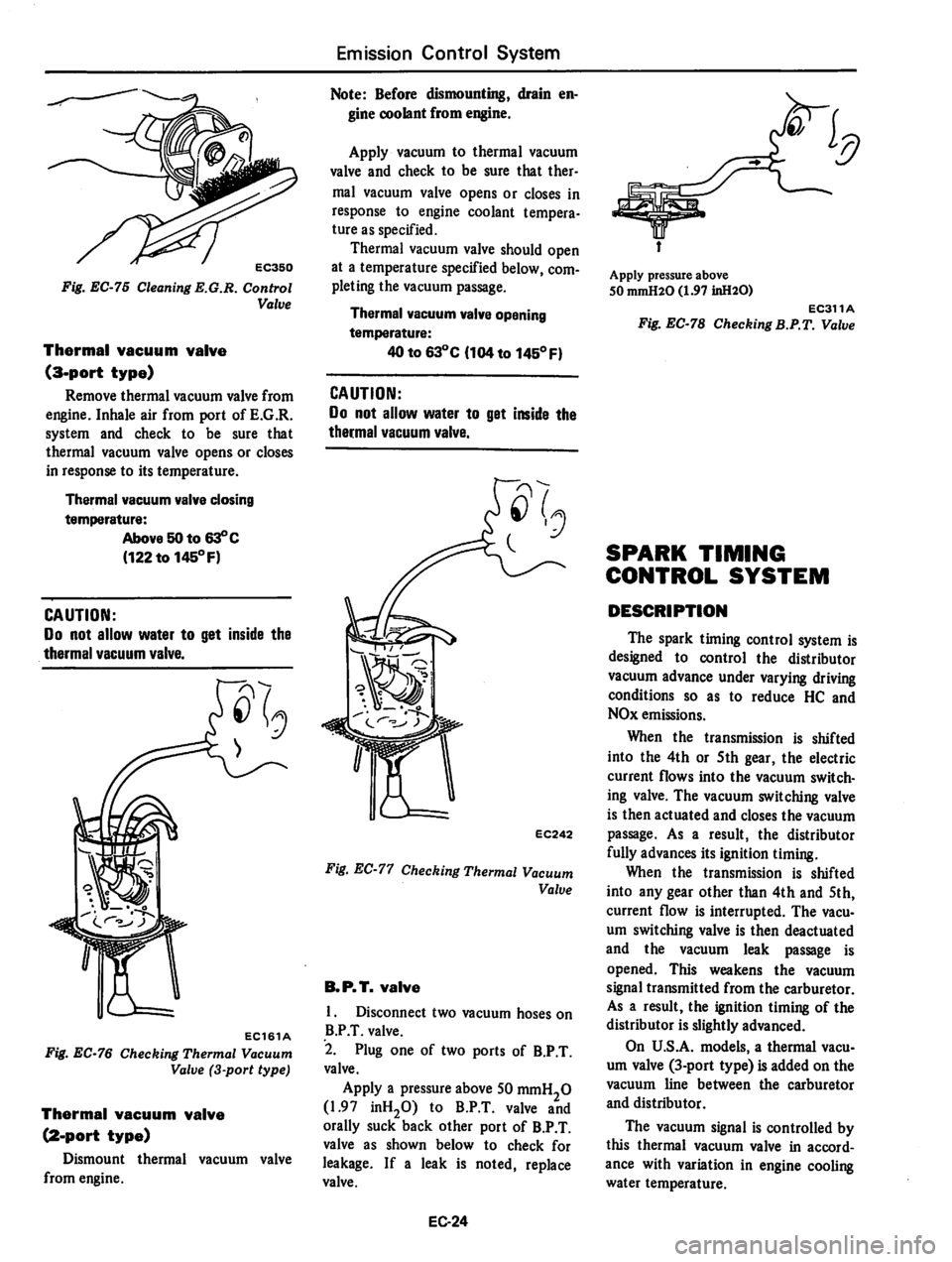 DATSUN 310 1979  Service Repair Manual 