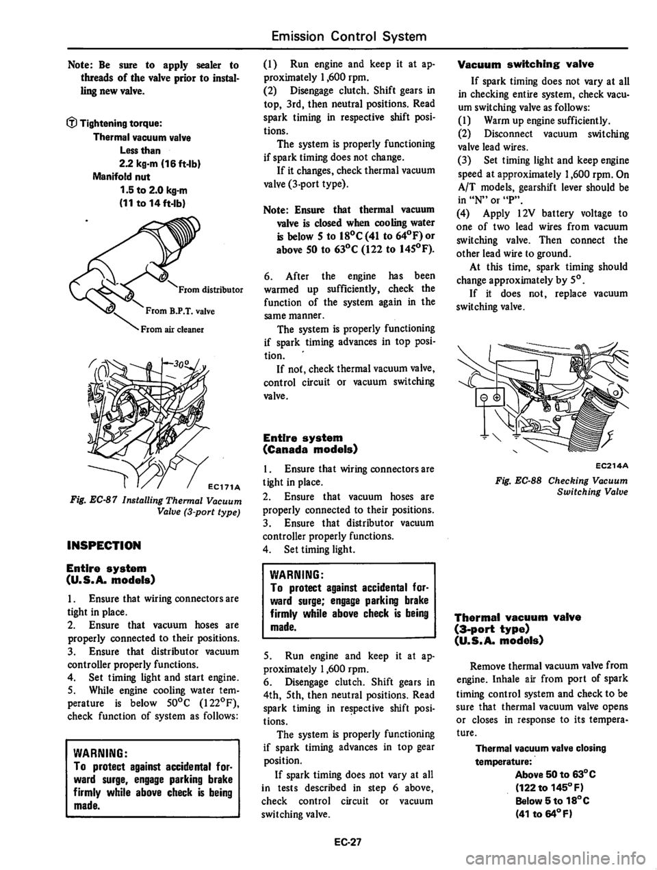 DATSUN 310 1979  Service Repair Manual 