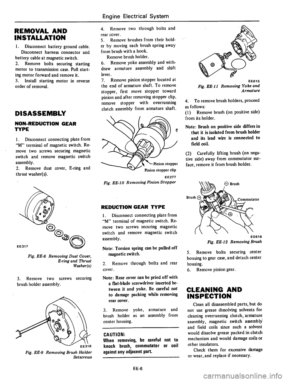 DATSUN 310 1979  Service Repair Manual 