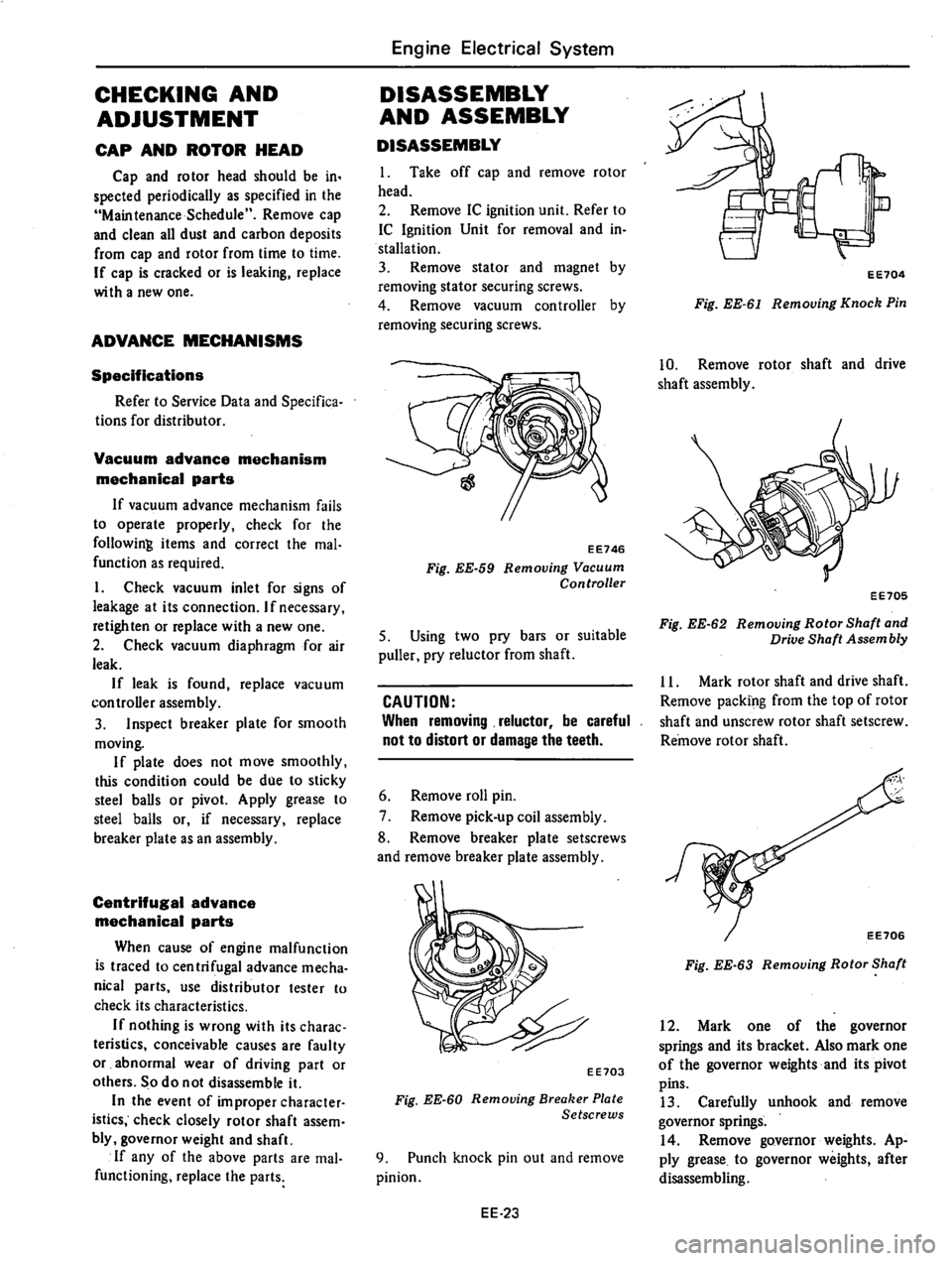 DATSUN 310 1979  Service Repair Manual 