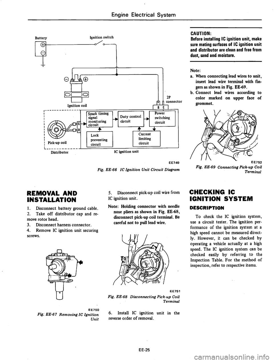 DATSUN 310 1979  Service Repair Manual 