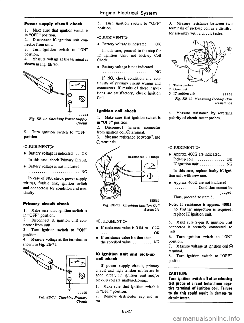 DATSUN 310 1979  Service Repair Manual 