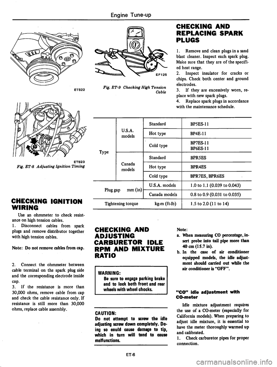 DATSUN 310 1979  Service Repair Manual 