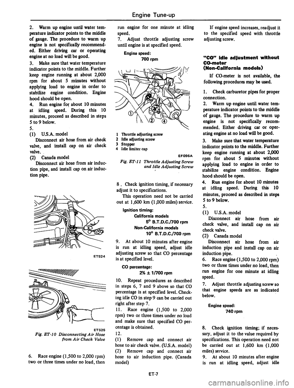 DATSUN 310 1979  Service Repair Manual 