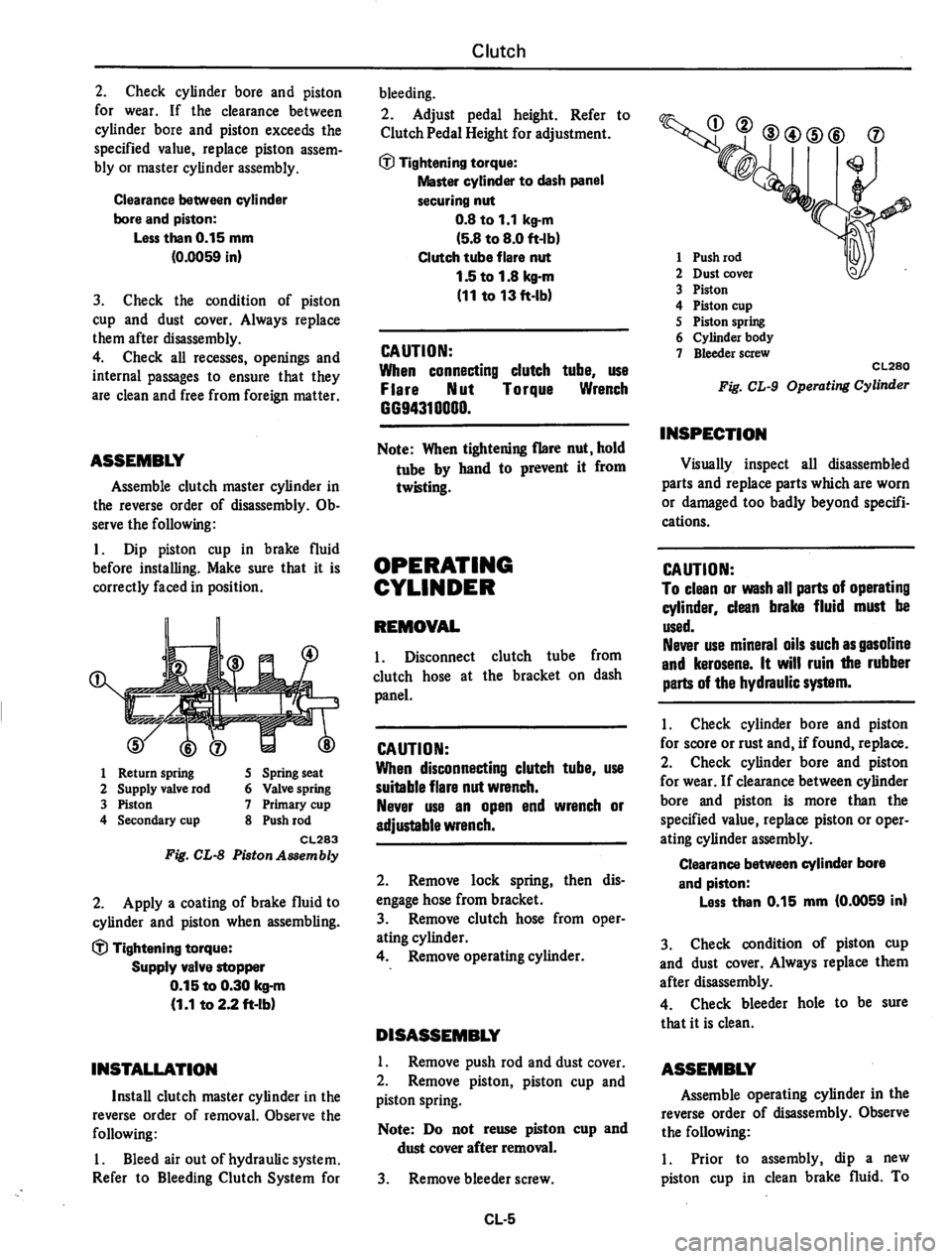 DATSUN 310 1979  Service Repair Manual 