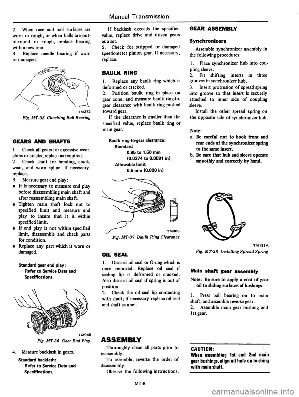 DATSUN 310 1979  Service Repair Manual 