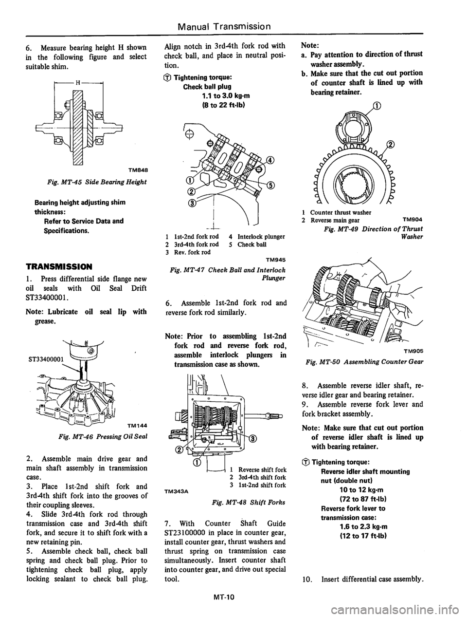 DATSUN 310 1979  Service Repair Manual 