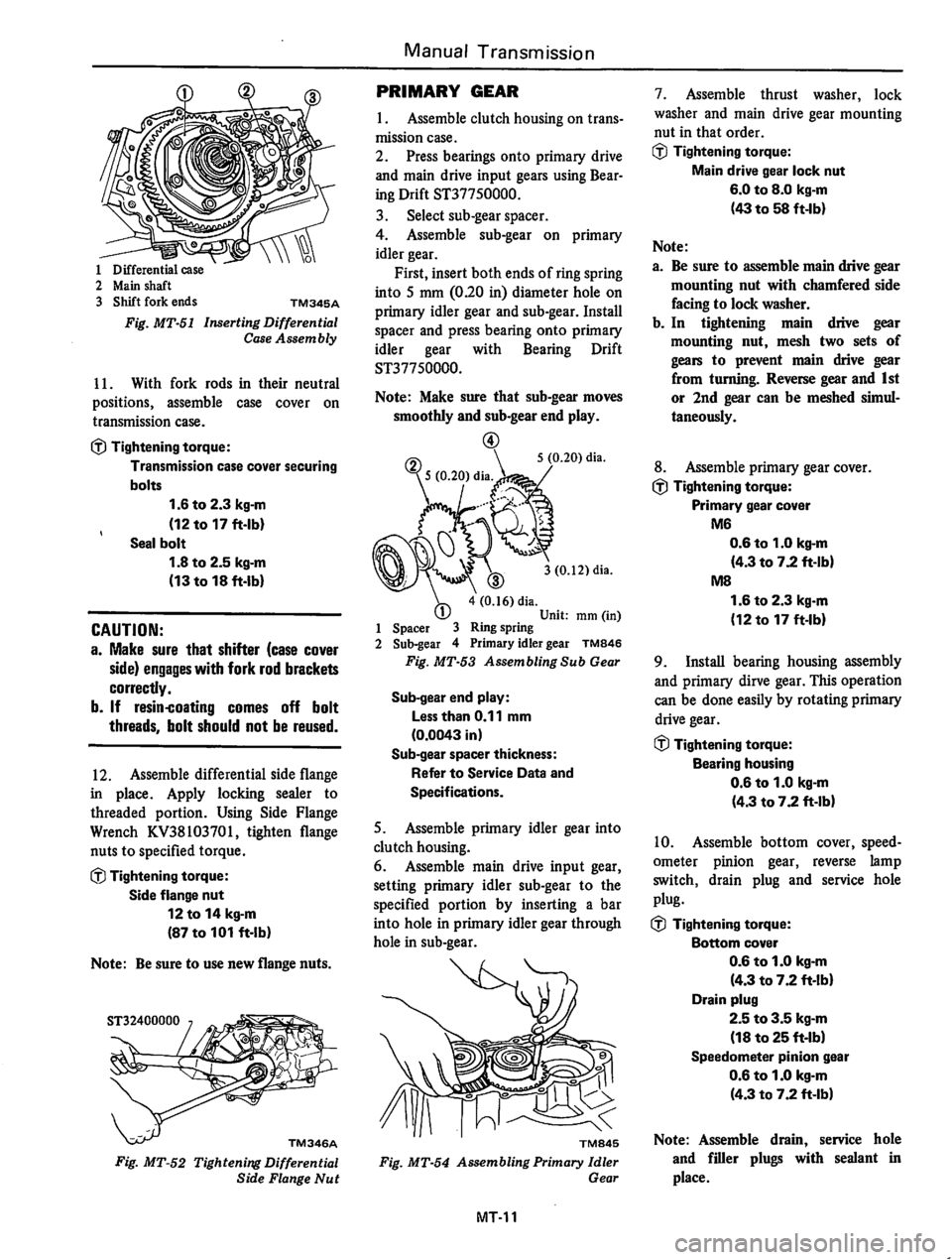 DATSUN 310 1979  Service Repair Manual 