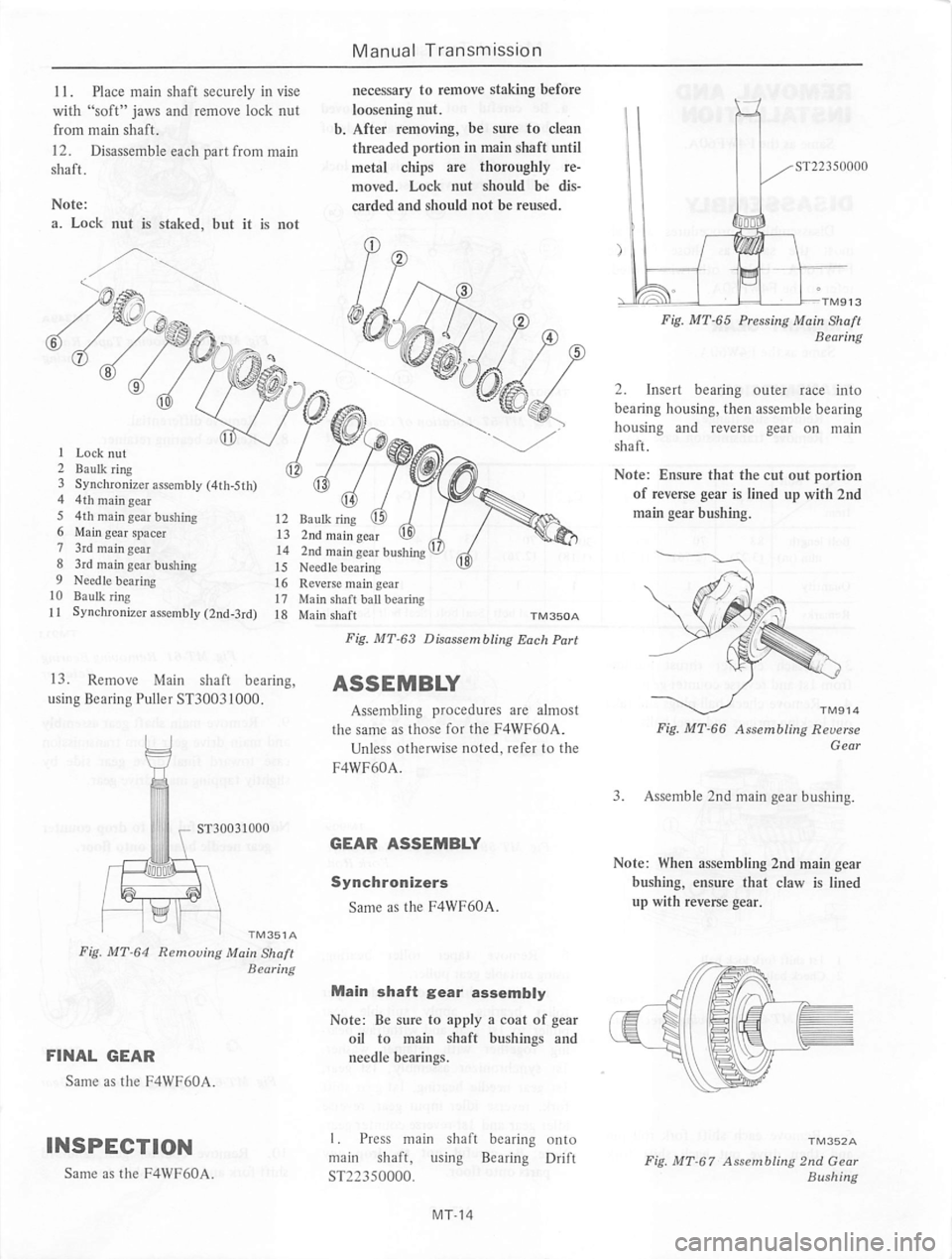 DATSUN 310 1979  Service Repair Manual 