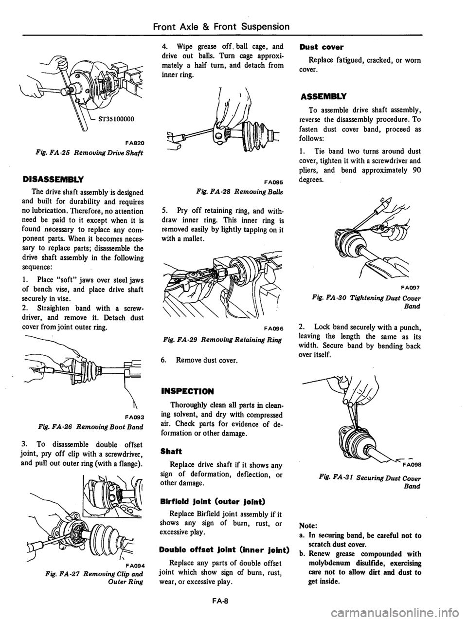 DATSUN 310 1979  Service Repair Manual 